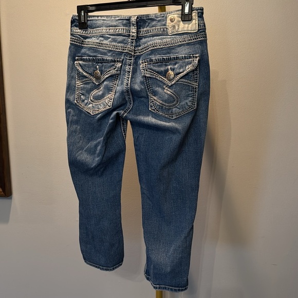 Silver suki surplus Capri Jeans 27 - Picture 3 of 12